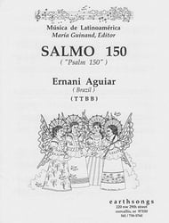 Salmo 150 SATB choral sheet music cover Thumbnail